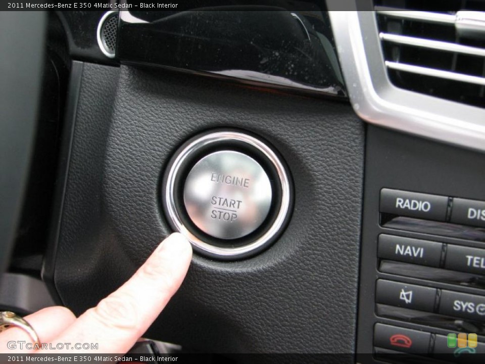 Black Interior Controls for the 2011 Mercedes-Benz E 350 4Matic Sedan #48621812