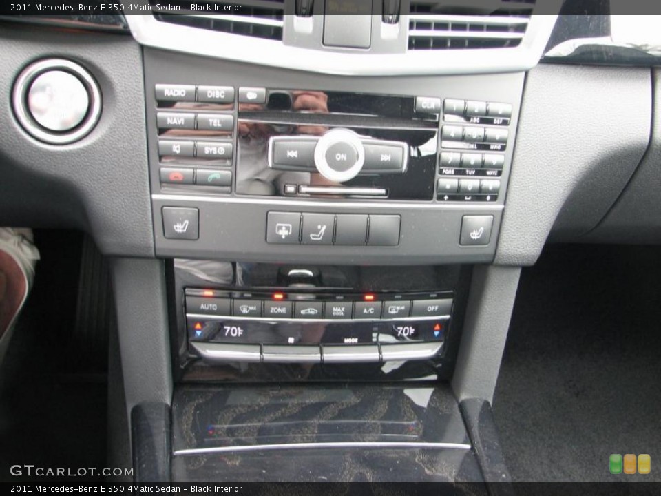 Black Interior Controls for the 2011 Mercedes-Benz E 350 4Matic Sedan #48621824