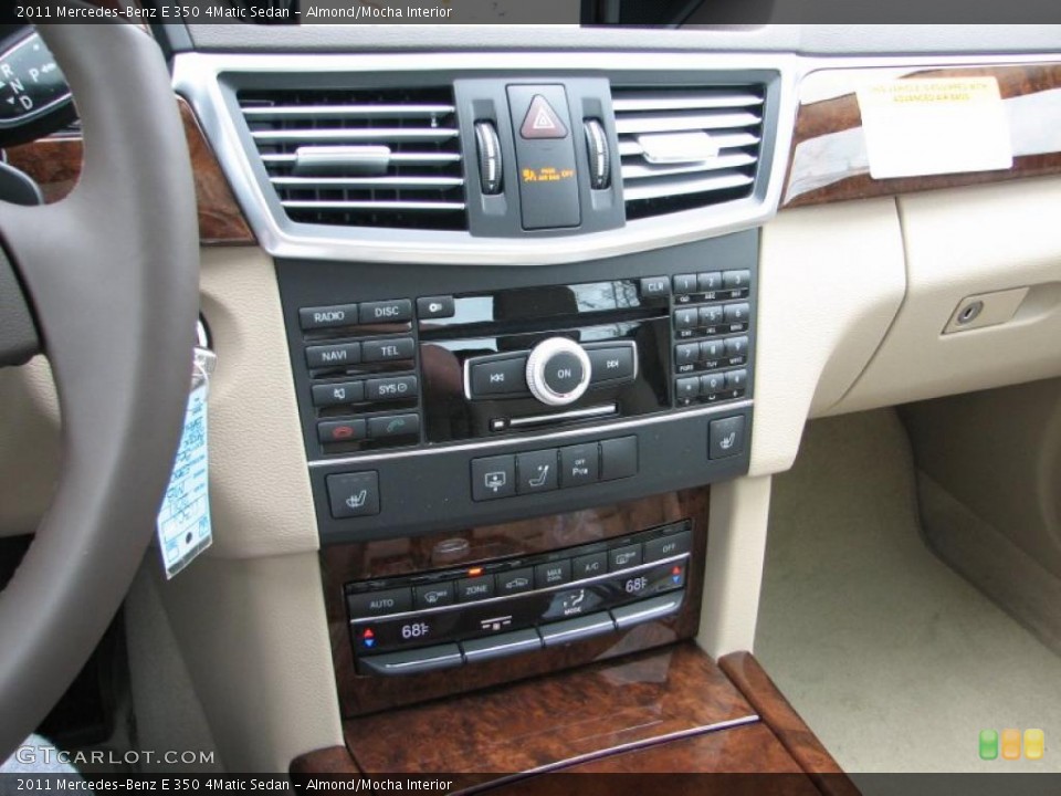 Almond/Mocha Interior Controls for the 2011 Mercedes-Benz E 350 4Matic Sedan #48621986