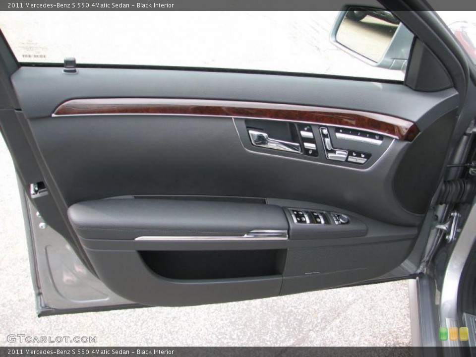 Black Interior Door Panel for the 2011 Mercedes-Benz S 550 4Matic Sedan #48622409