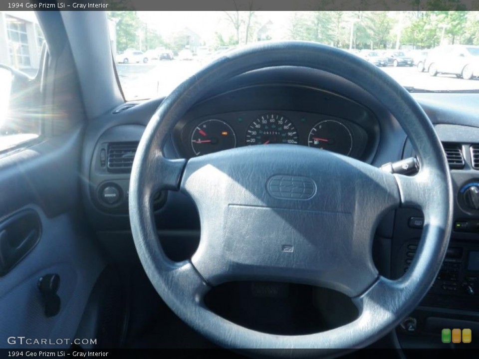 Gray Interior Steering Wheel for the 1994 Geo Prizm LSi #48622430