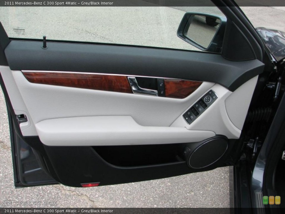Grey/Black Interior Door Panel for the 2011 Mercedes-Benz C 300 Sport 4Matic #48622586