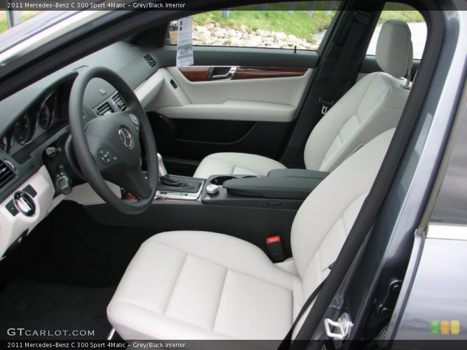 Grey/Black Interior Photo for the 2011 Mercedes-Benz C 300 Sport 4Matic #48622601