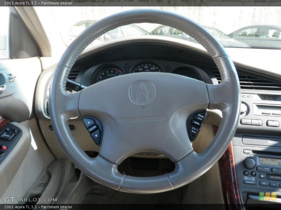 Parchment Interior Steering Wheel for the 2001 Acura TL 3.2 #48623141