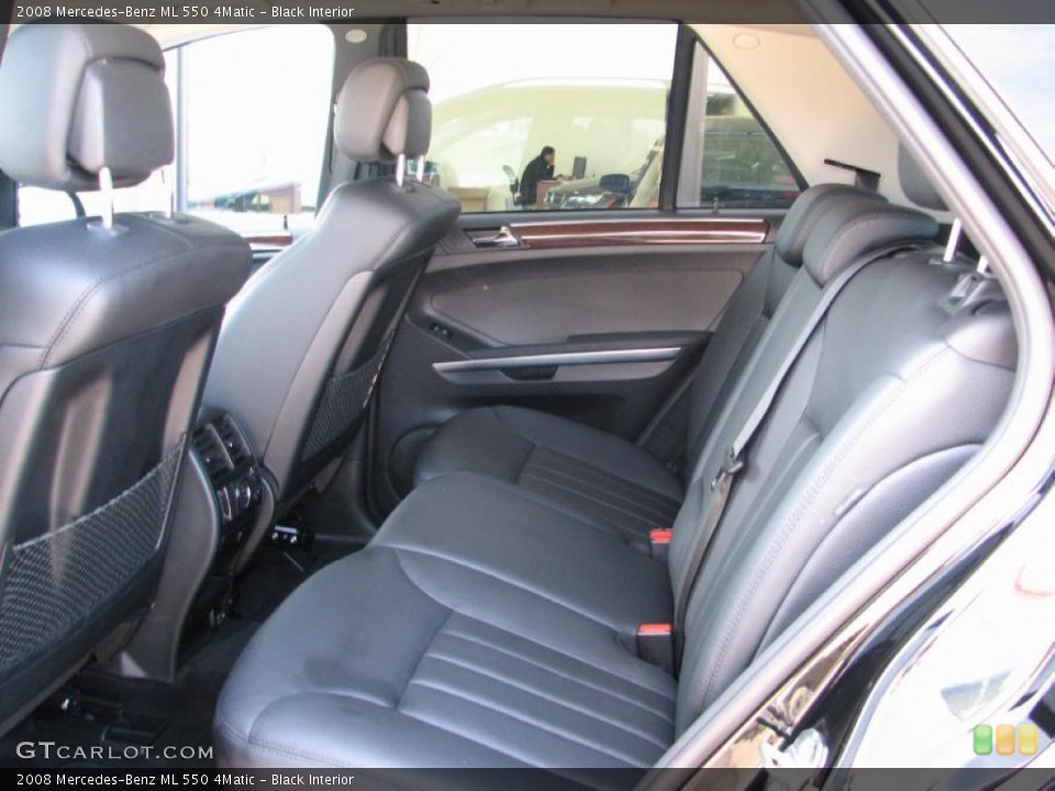 Black Interior Photo for the 2008 Mercedes-Benz ML 550 4Matic #48623309