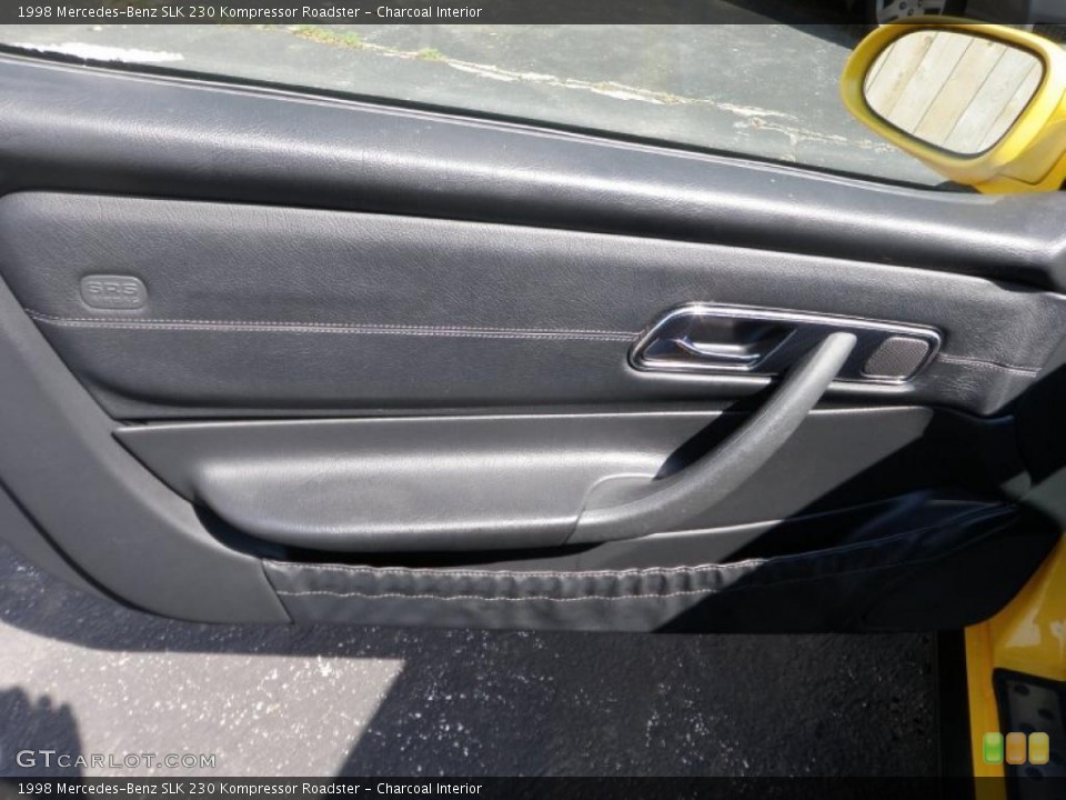 Charcoal Interior Door Panel for the 1998 Mercedes-Benz SLK 230 Kompressor Roadster #48623916