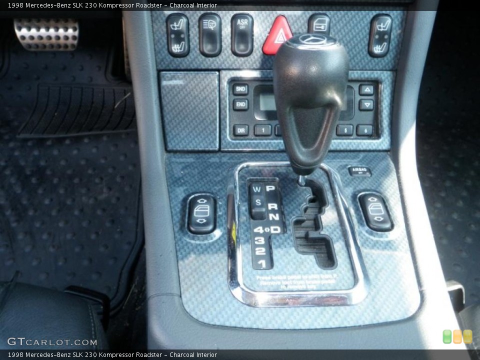 Charcoal Interior Transmission for the 1998 Mercedes-Benz SLK 230 Kompressor Roadster #48623979