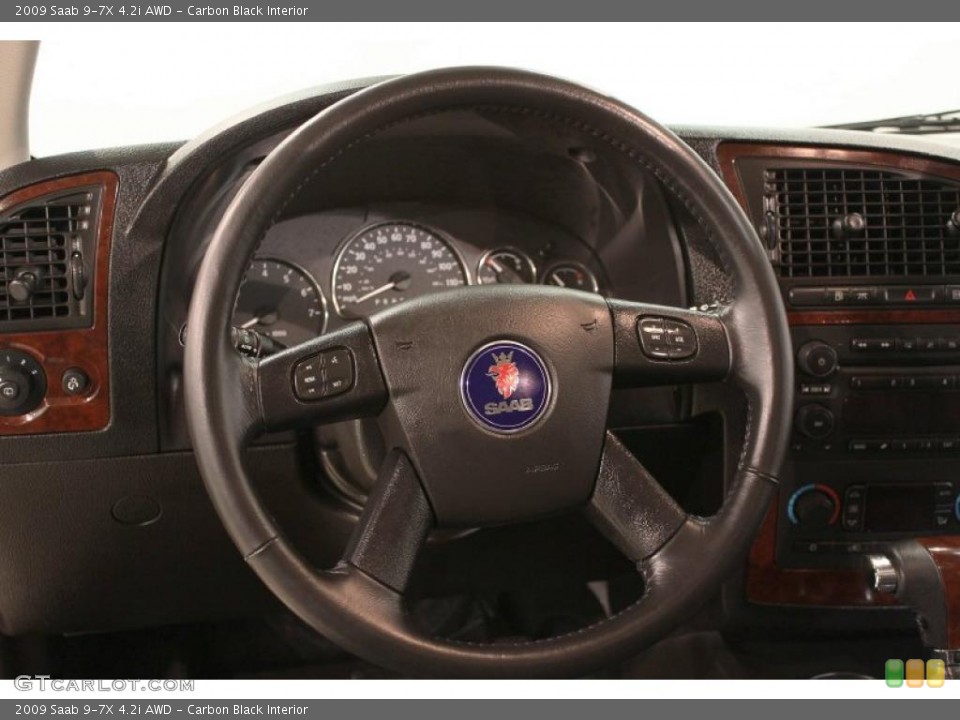 Carbon Black Interior Steering Wheel for the 2009 Saab 9-7X 4.2i AWD #48625965
