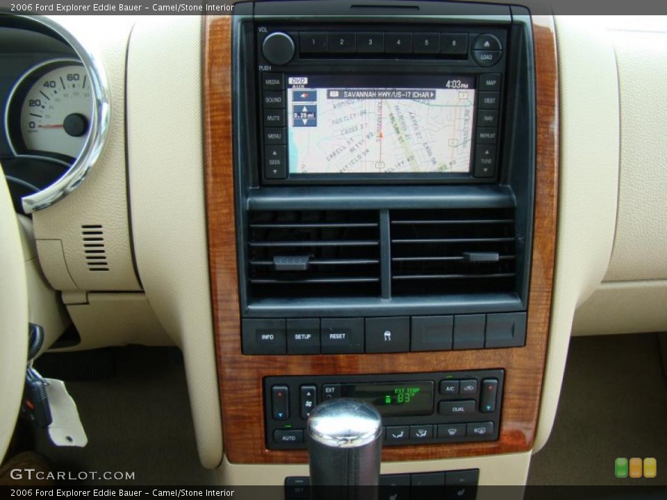 Camel/Stone Interior Navigation for the 2006 Ford Explorer Eddie Bauer #48626361