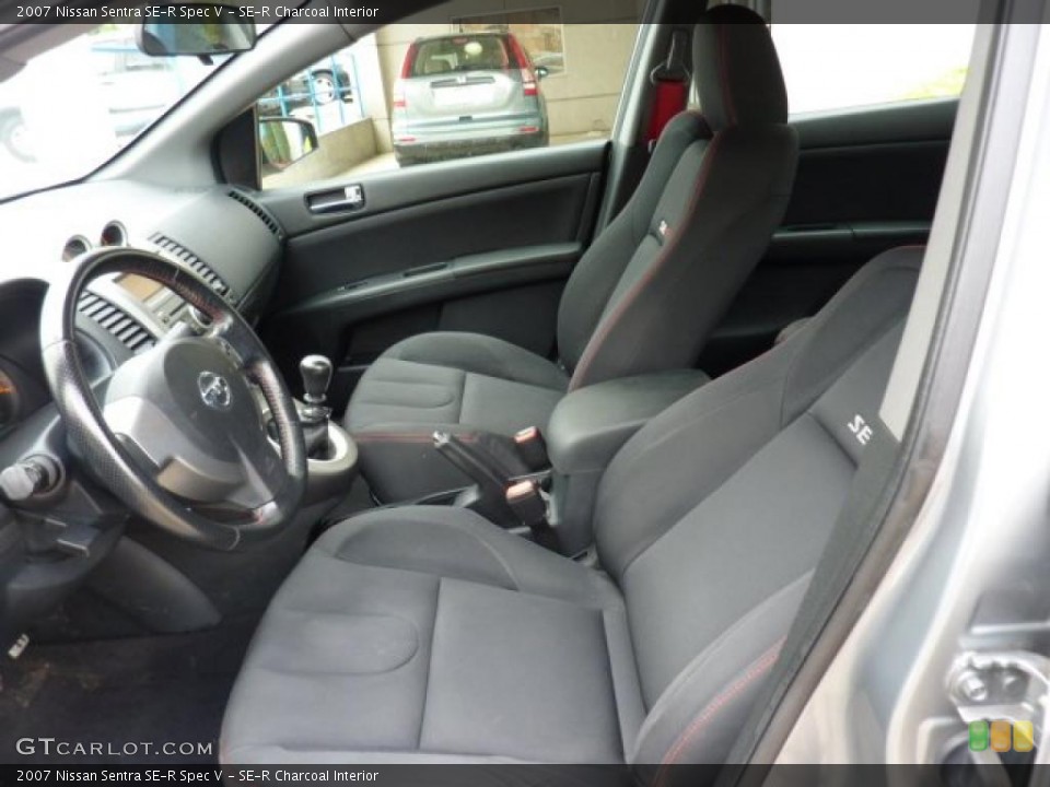 SE-R Charcoal Interior Photo for the 2007 Nissan Sentra SE-R Spec V #48627441