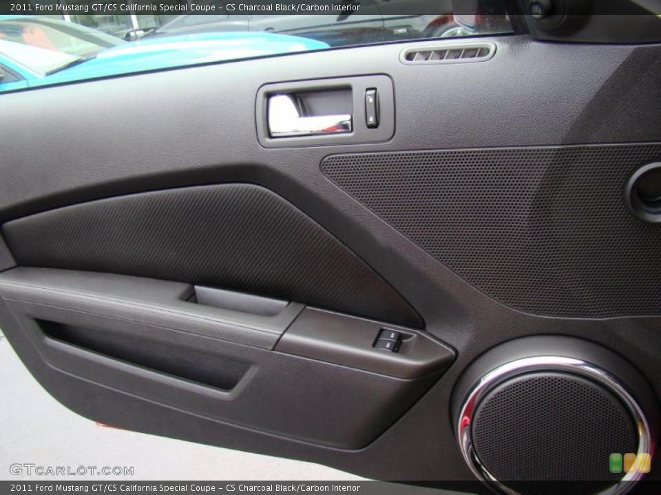 CS Charcoal Black/Carbon Interior Door Panel for the 2011 Ford Mustang GT/CS California Special Coupe #48627552