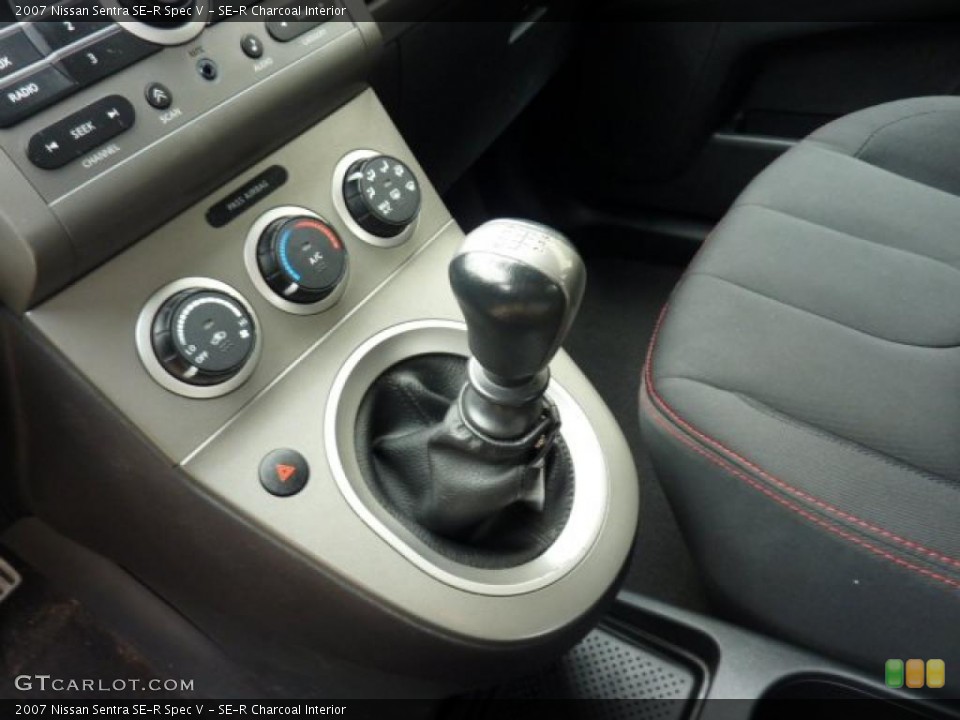 SE-R Charcoal Interior Transmission for the 2007 Nissan Sentra SE-R Spec V #48627592