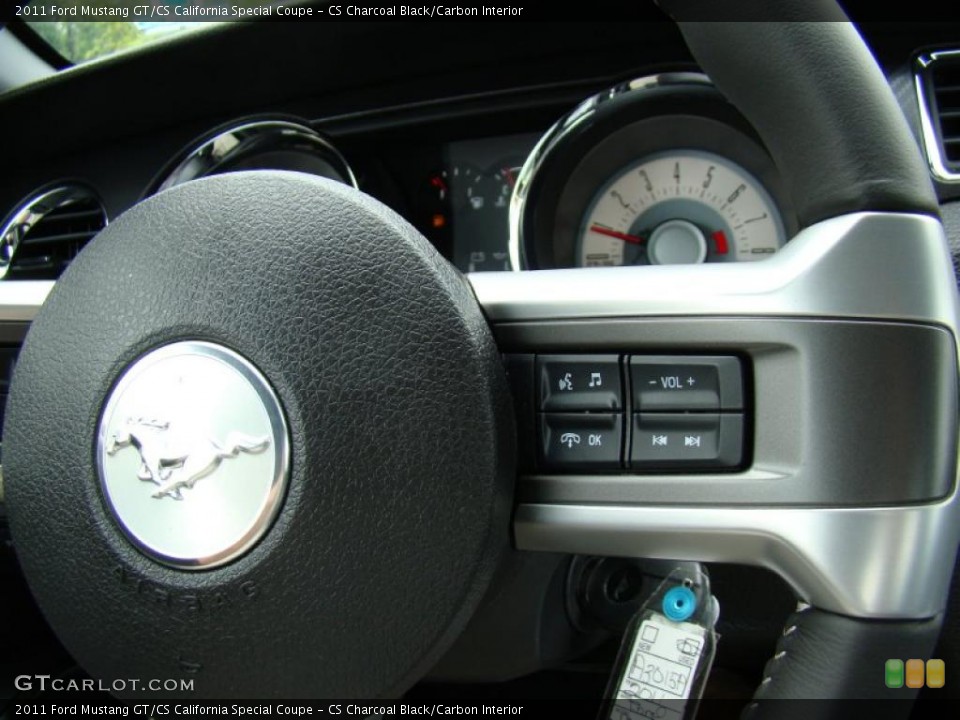 CS Charcoal Black/Carbon Interior Controls for the 2011 Ford Mustang GT/CS California Special Coupe #48627649