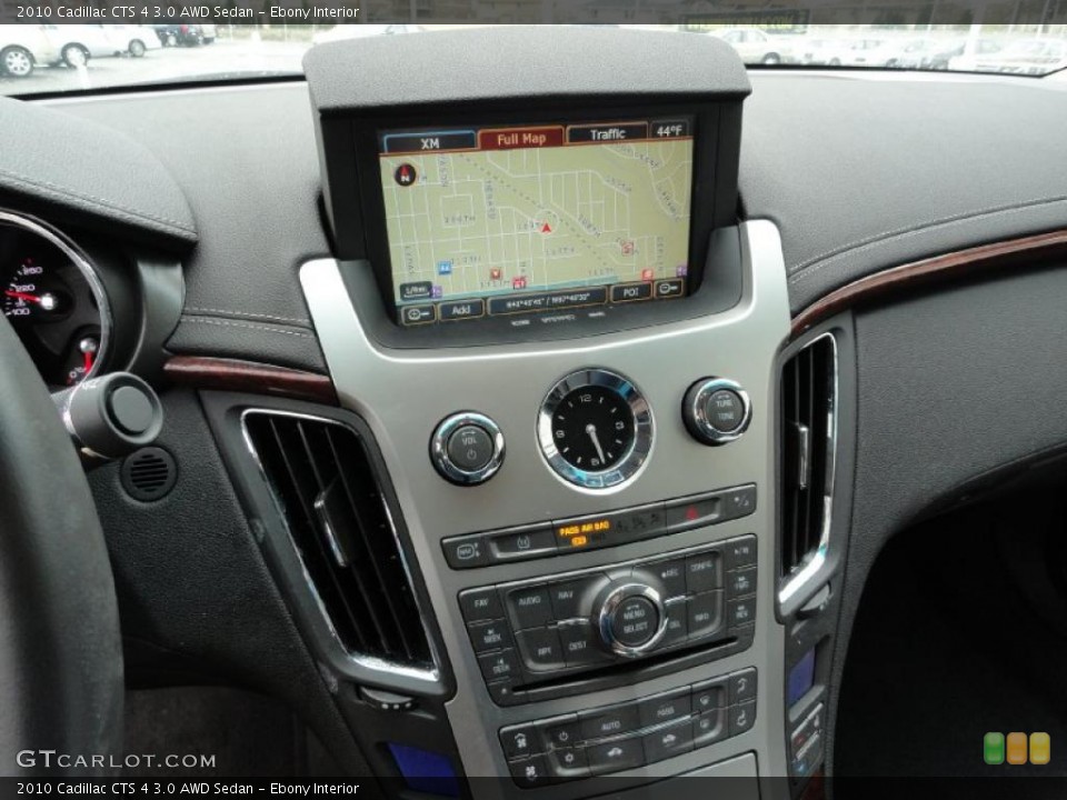 Ebony Interior Navigation for the 2010 Cadillac CTS 4 3.0 AWD Sedan #48629740