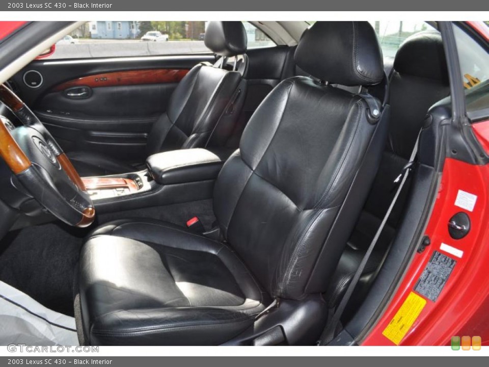 Black Interior Photo for the 2003 Lexus SC 430 #48630031