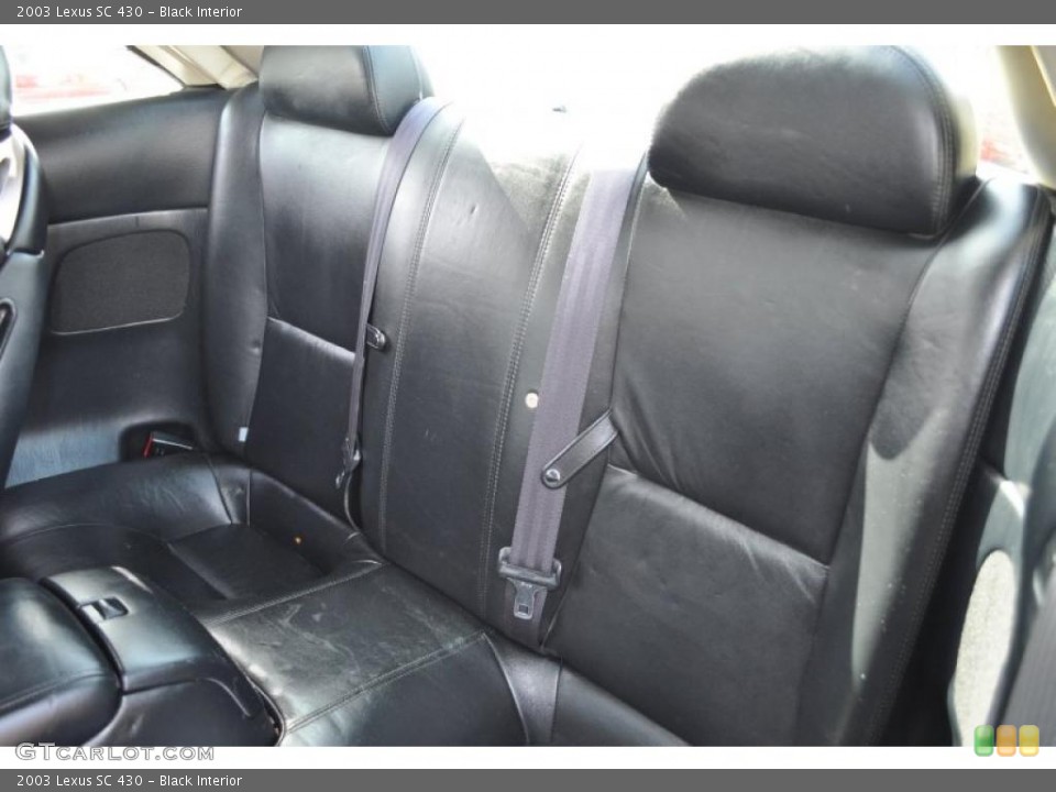 Black Interior Photo for the 2003 Lexus SC 430 #48630055
