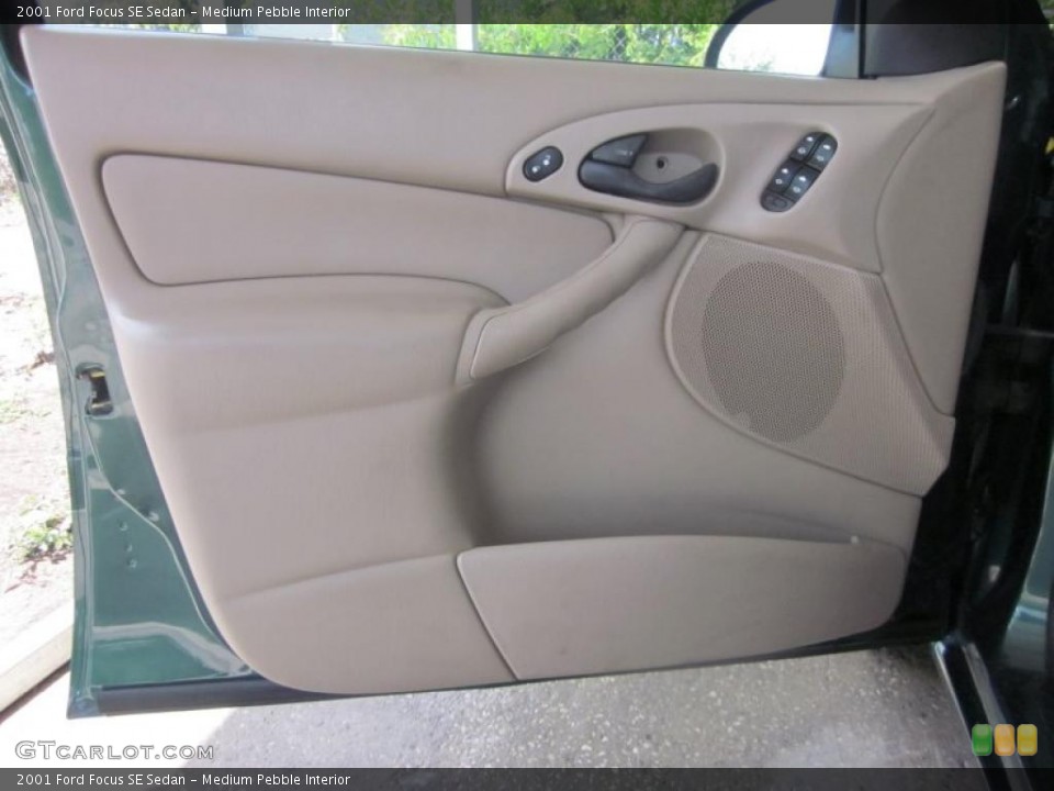 Medium Pebble Interior Door Panel for the 2001 Ford Focus SE Sedan #48635588