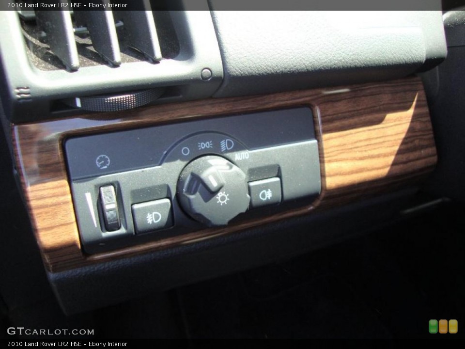 Ebony Interior Controls for the 2010 Land Rover LR2 HSE #48637368