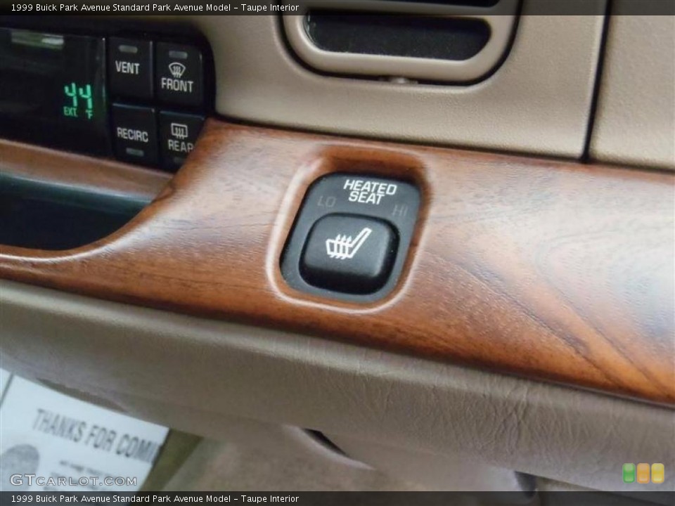 Taupe Interior Controls for the 1999 Buick Park Avenue  #48637788