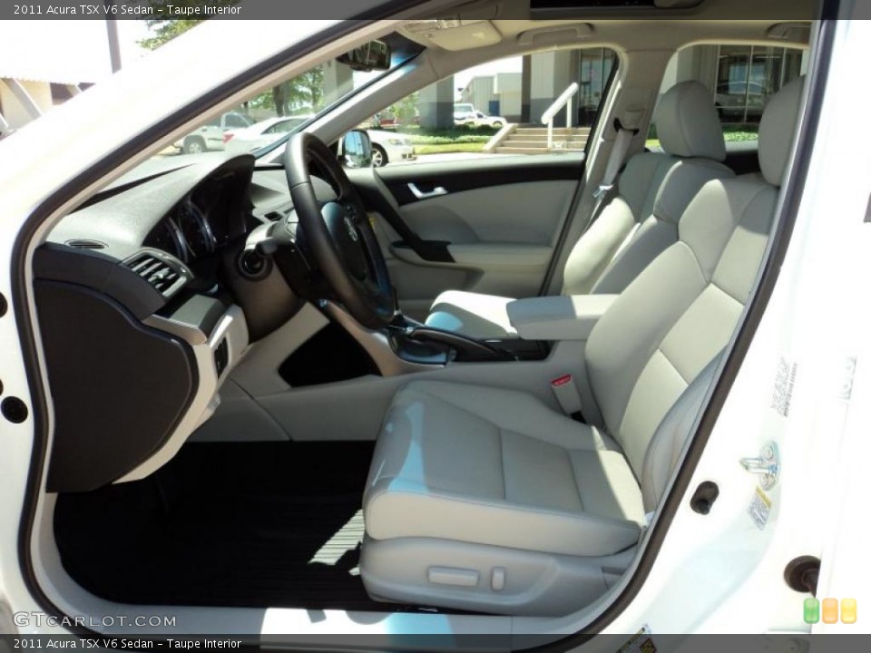 Taupe Interior Photo for the 2011 Acura TSX V6 Sedan #48639420