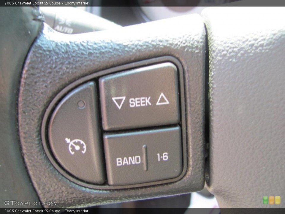 Ebony Interior Controls for the 2006 Chevrolet Cobalt SS Coupe #48640992