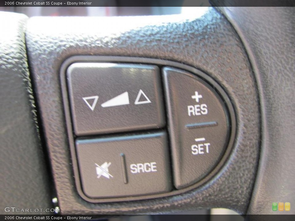 Ebony Interior Controls for the 2006 Chevrolet Cobalt SS Coupe #48641016