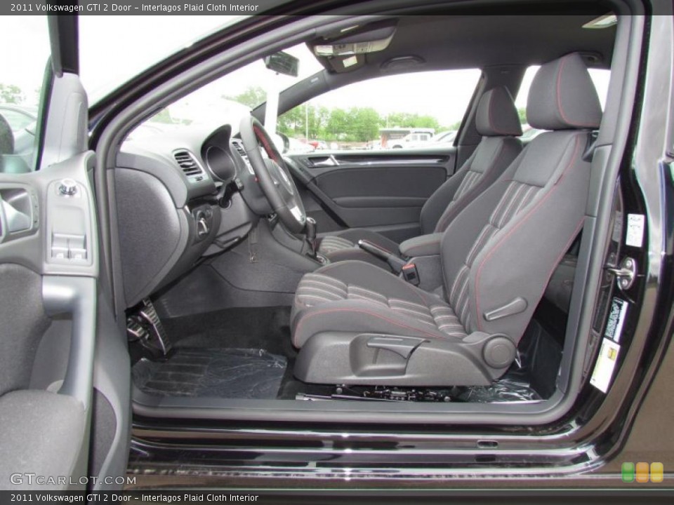 Interlagos Plaid Cloth Interior Photo for the 2011 Volkswagen GTI 2 Door #48642009