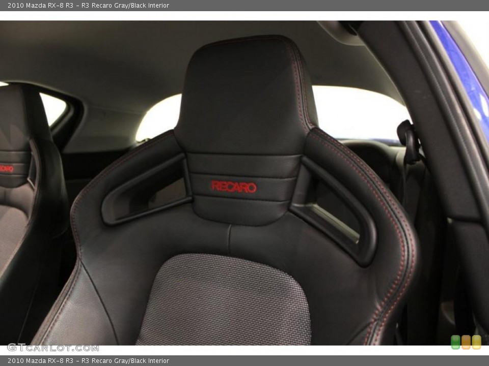 R3 Recaro Gray/Black Interior Photo for the 2010 Mazda RX-8 R3 #48642835