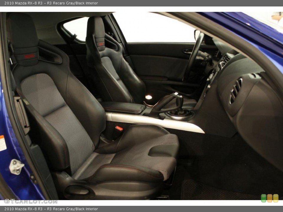 R3 Recaro Gray/Black Interior Photo for the 2010 Mazda RX-8 R3 #48642895