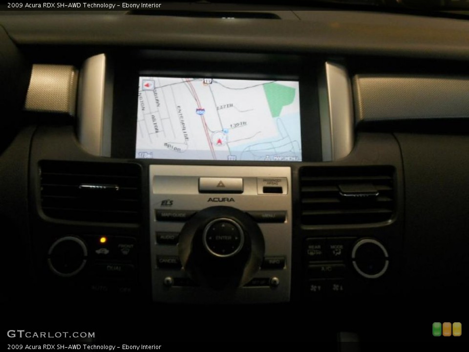 Ebony Interior Navigation for the 2009 Acura RDX SH-AWD Technology #48643318