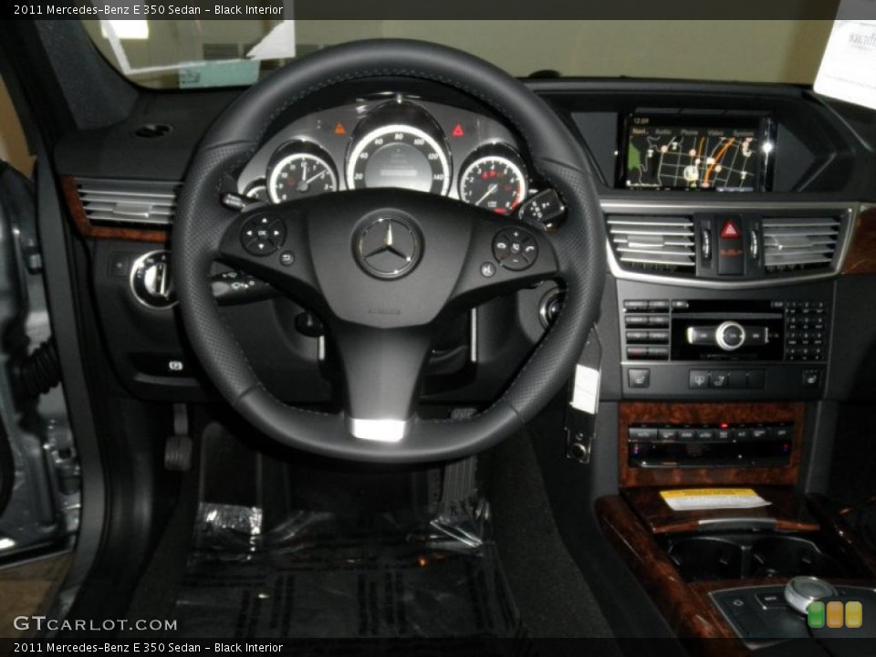 Black Interior Dashboard for the 2011 Mercedes-Benz E 350 Sedan #48643651