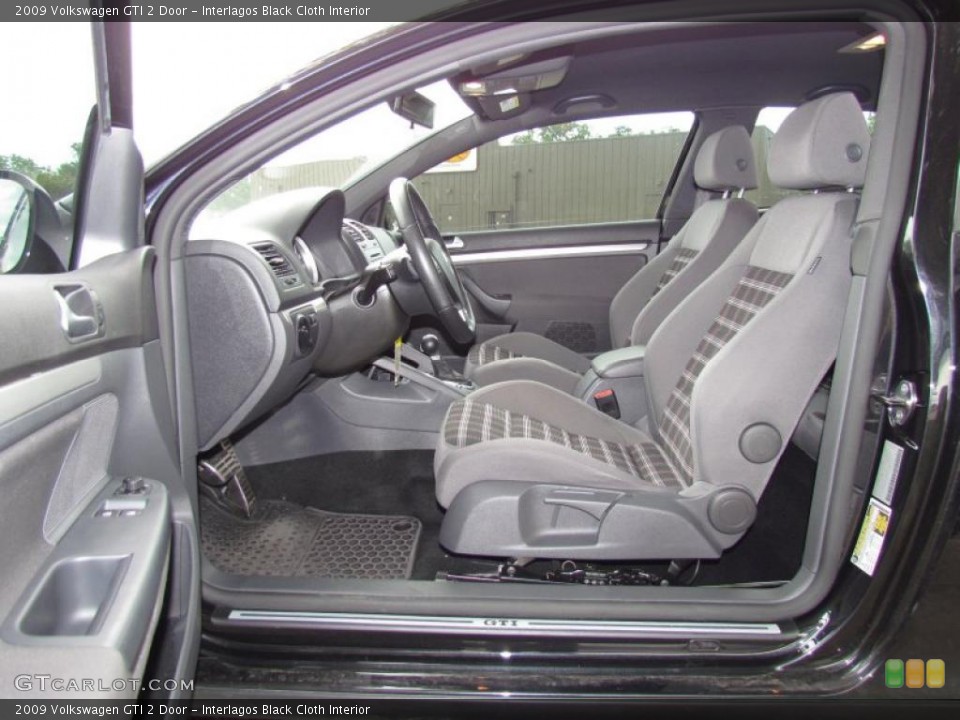 Interlagos Black Cloth Interior Photo for the 2009 Volkswagen GTI 2 Door #48644125