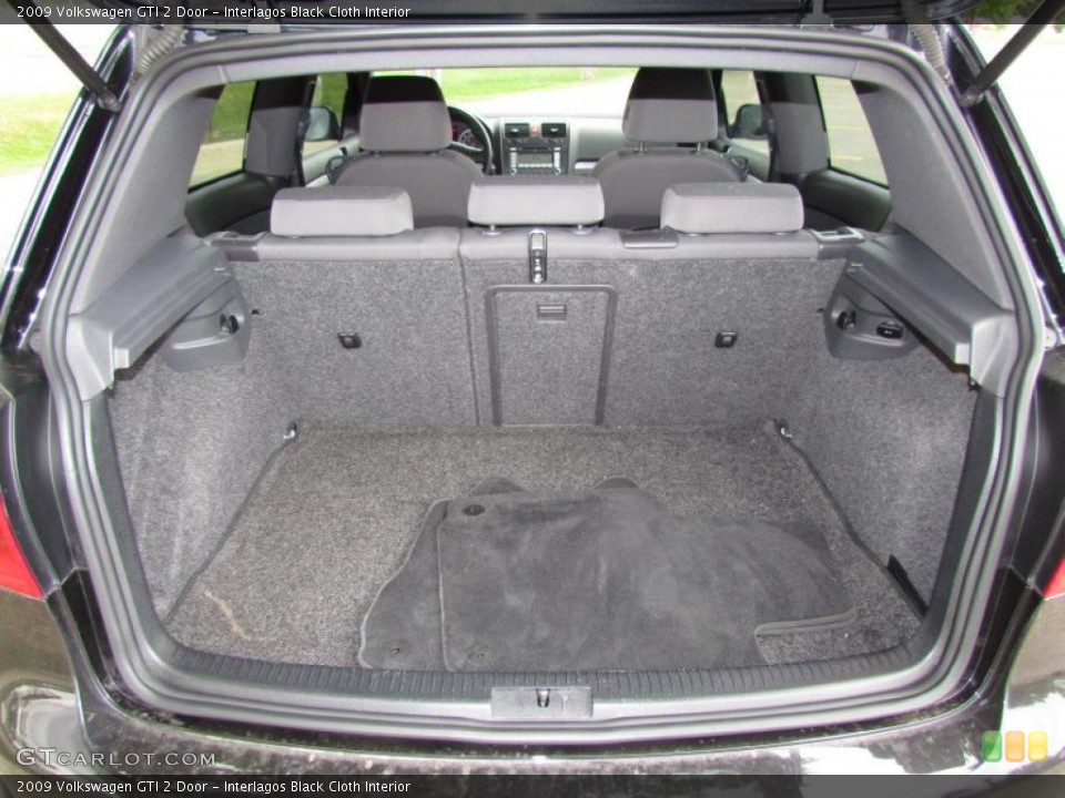 Interlagos Black Cloth Interior Trunk for the 2009 Volkswagen GTI 2 Door #48644299