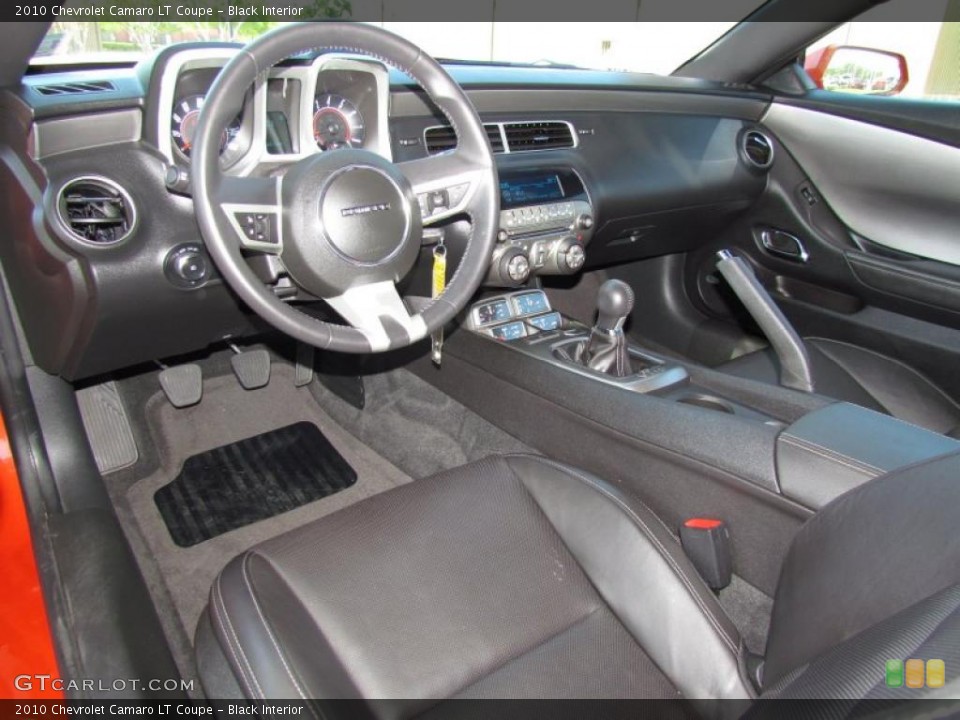 Black Interior Prime Interior for the 2010 Chevrolet Camaro LT Coupe #48645733