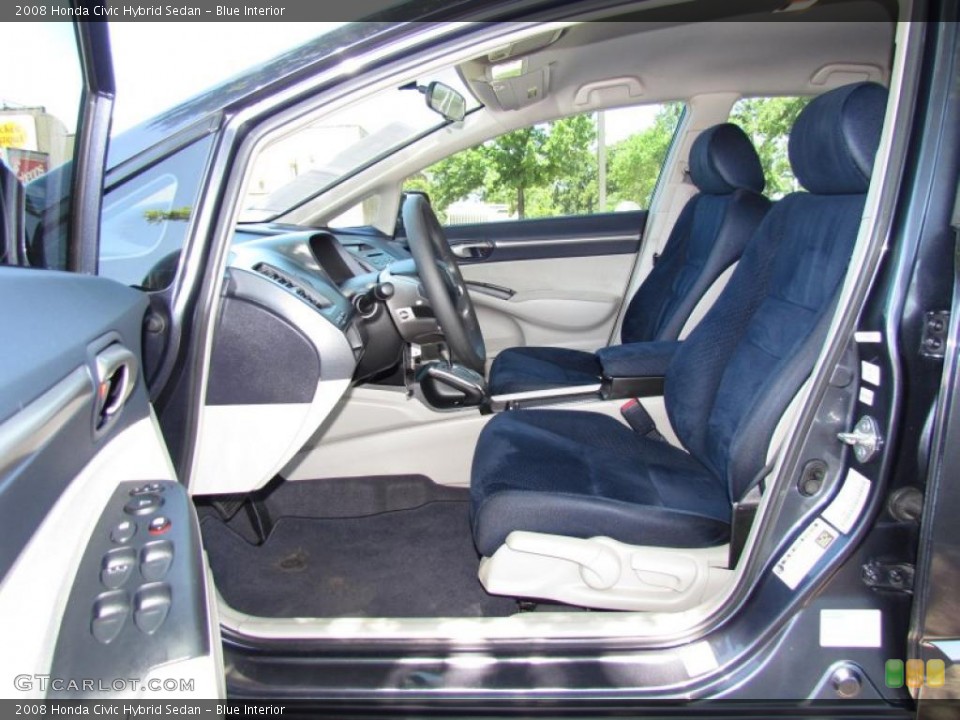 Blue Interior Photo for the 2008 Honda Civic Hybrid Sedan #48646681