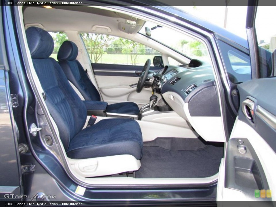 Blue Interior Photo for the 2008 Honda Civic Hybrid Sedan #48646698