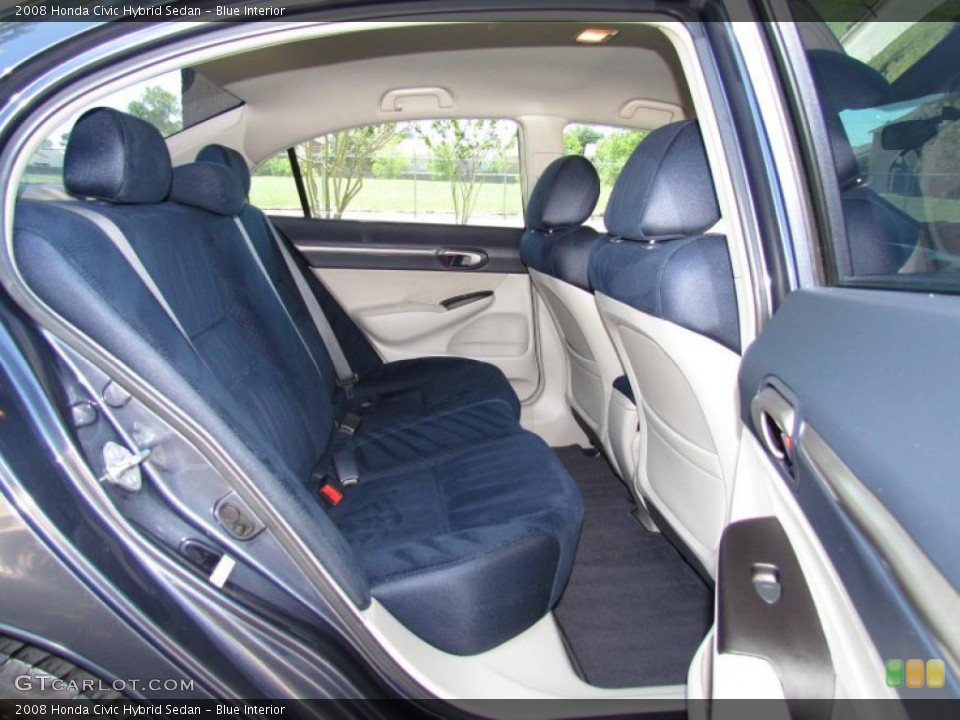 Blue Interior Photo for the 2008 Honda Civic Hybrid Sedan #48646711