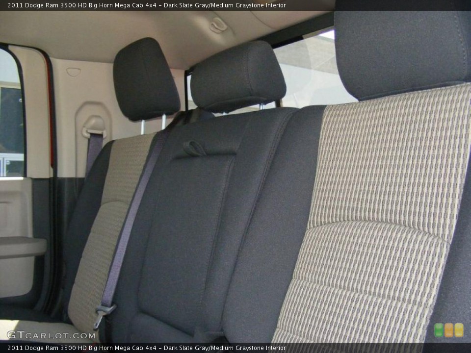Dark Slate Gray/Medium Graystone Interior Photo for the 2011 Dodge Ram 3500 HD Big Horn Mega Cab 4x4 #48647434