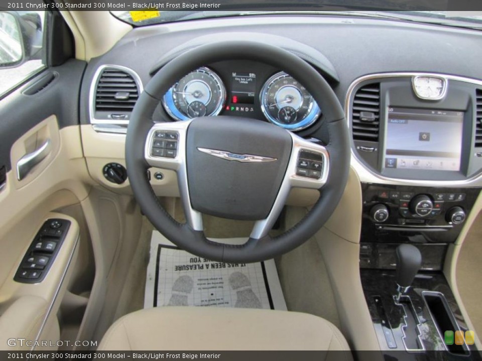 Black/Light Frost Beige Interior Dashboard for the 2011 Chrysler 300  #48647725
