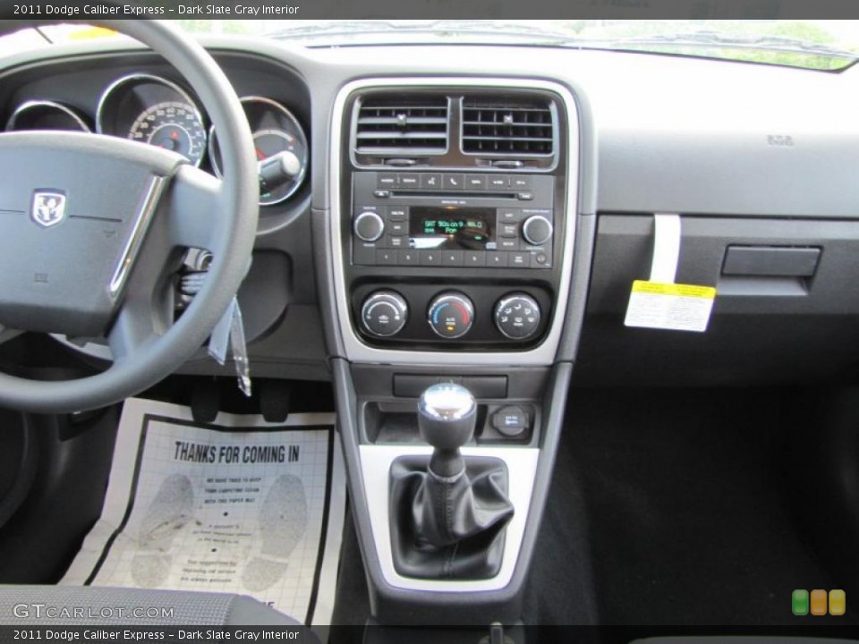Dark Slate Gray Interior Dashboard for the 2011 Dodge Caliber Express #48649249