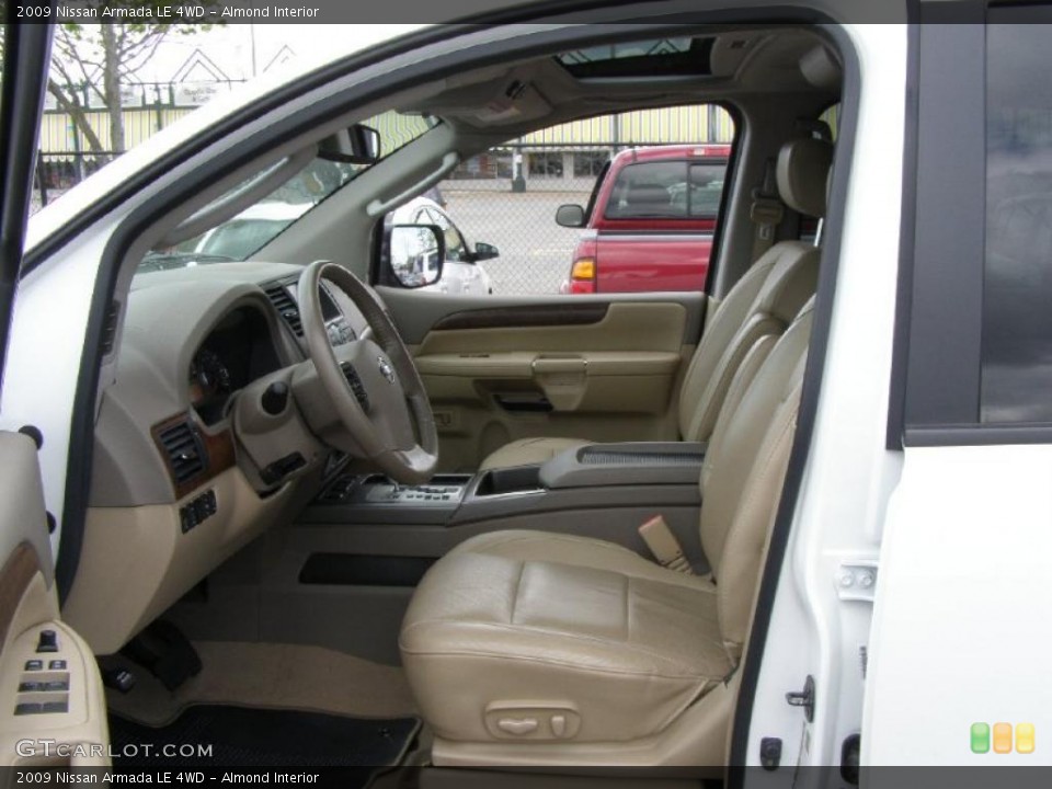 Almond Interior Photo for the 2009 Nissan Armada LE 4WD #48649690