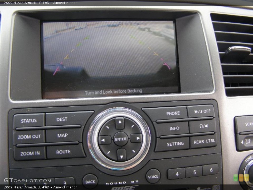 Almond Interior Controls for the 2009 Nissan Armada LE 4WD #48649744