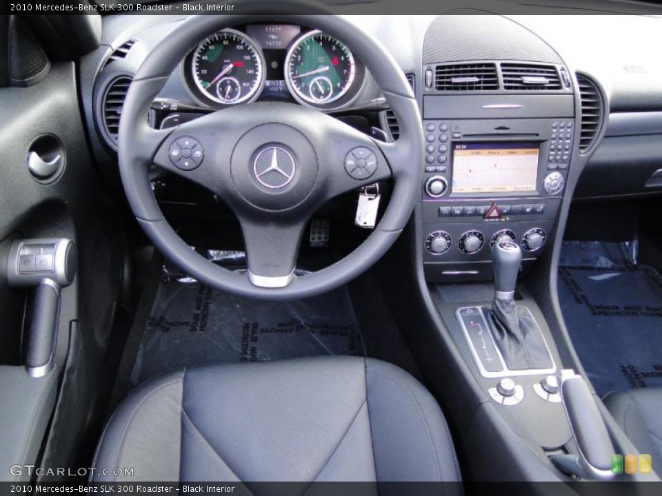 Black Interior Dashboard for the 2010 Mercedes-Benz SLK 300 Roadster #48650617