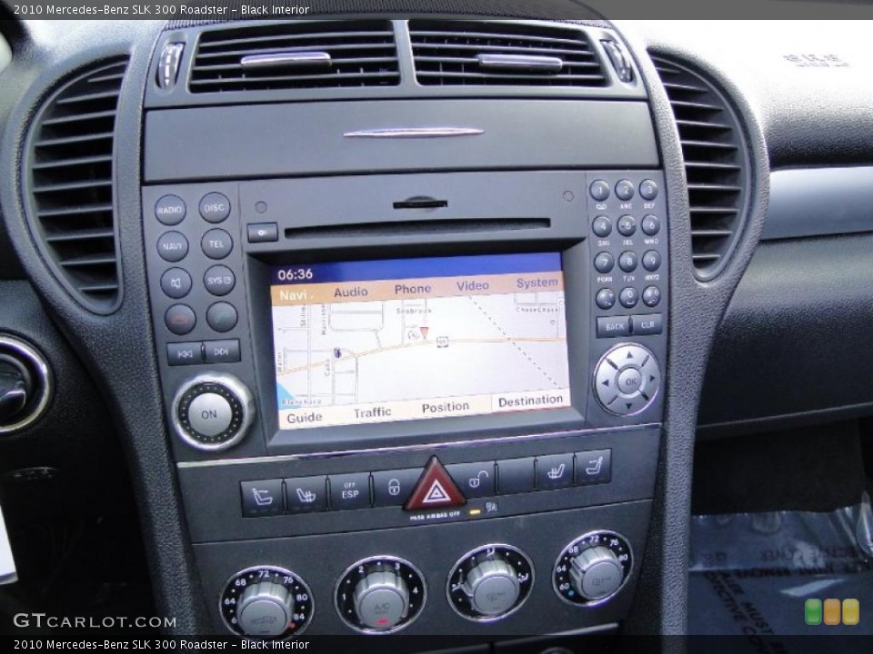 Black Interior Controls for the 2010 Mercedes-Benz SLK 300 Roadster #48650632