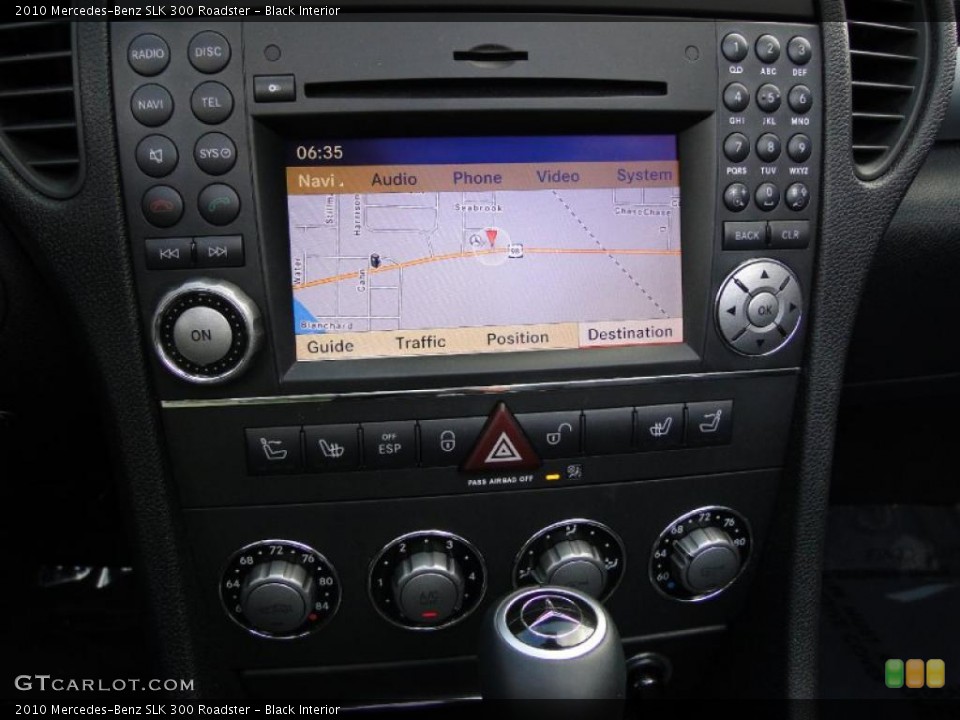 Black Interior Navigation for the 2010 Mercedes-Benz SLK 300 Roadster #48650647