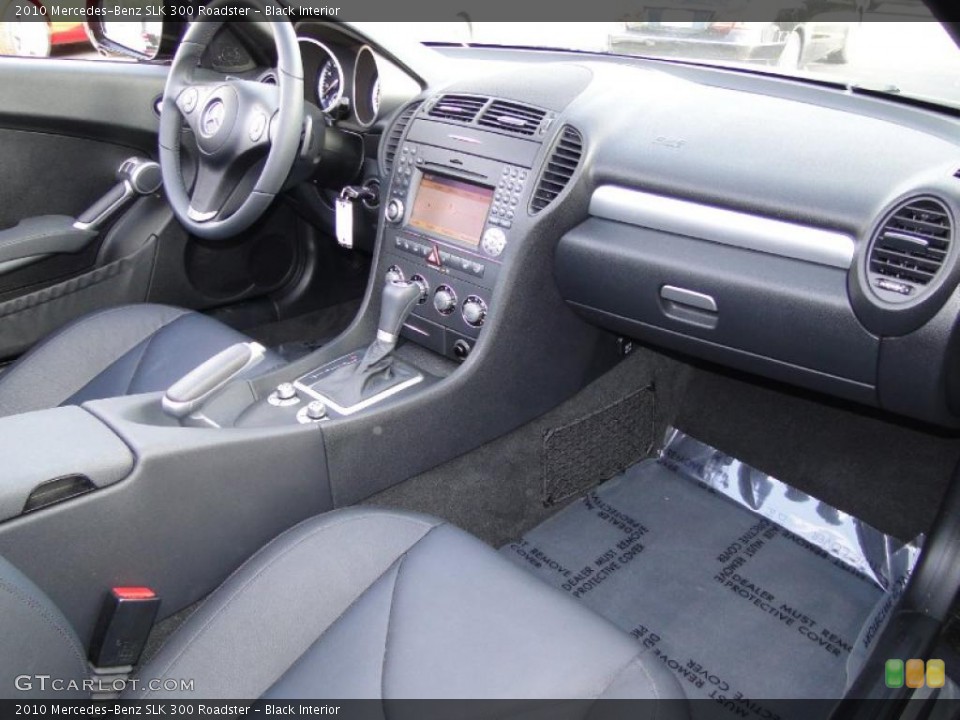 Black Interior Dashboard for the 2010 Mercedes-Benz SLK 300 Roadster #48650680