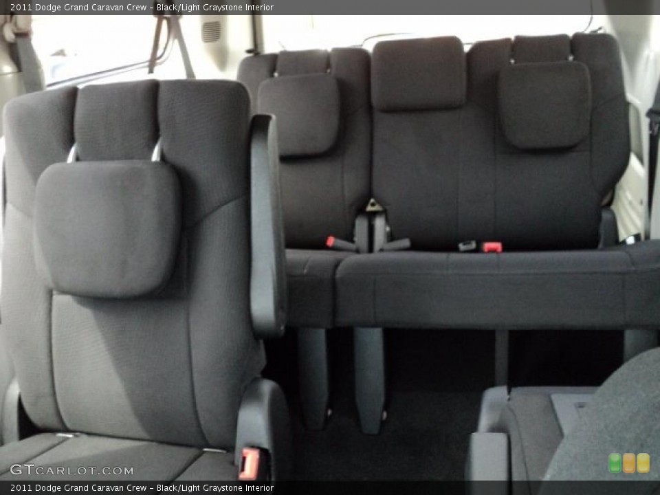 Black/Light Graystone Interior Photo for the 2011 Dodge Grand Caravan Crew #48652177