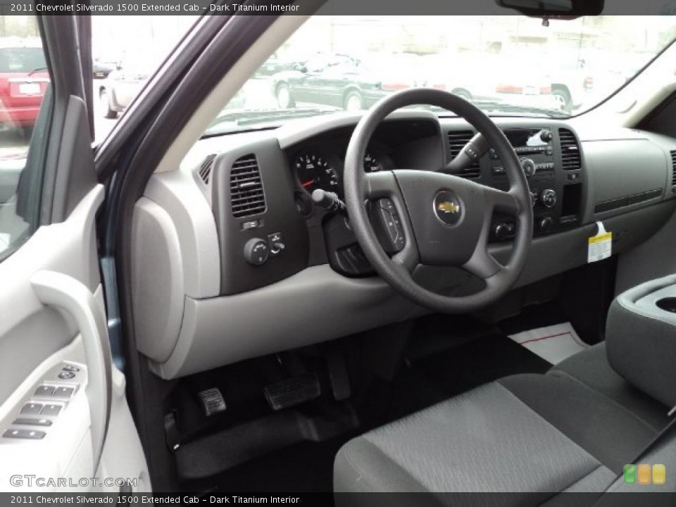 Dark Titanium Interior Dashboard for the 2011 Chevrolet Silverado 1500 Extended Cab #48652408