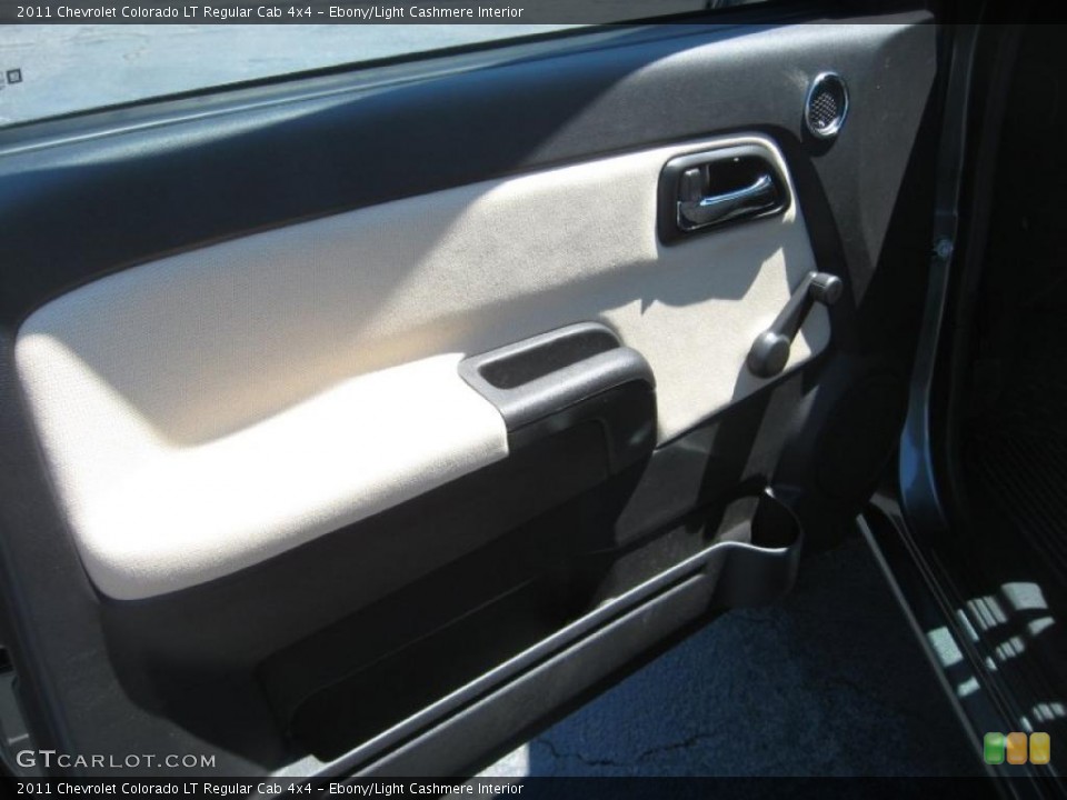 Ebony/Light Cashmere Interior Door Panel for the 2011 Chevrolet Colorado LT Regular Cab 4x4 #48652462