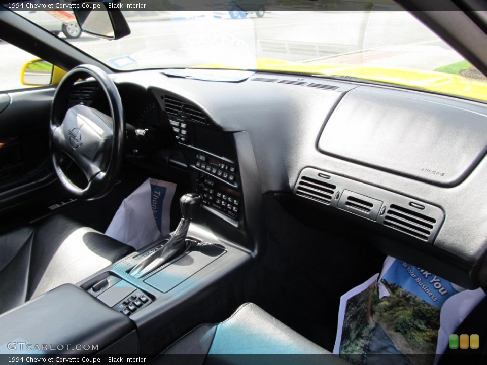 Black Interior Dashboard for the 1994 Chevrolet Corvette Coupe #48654727